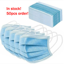 E FDA Approved Disposable 3ply 3 Ply Non Woven Dust Mouth Mask Face